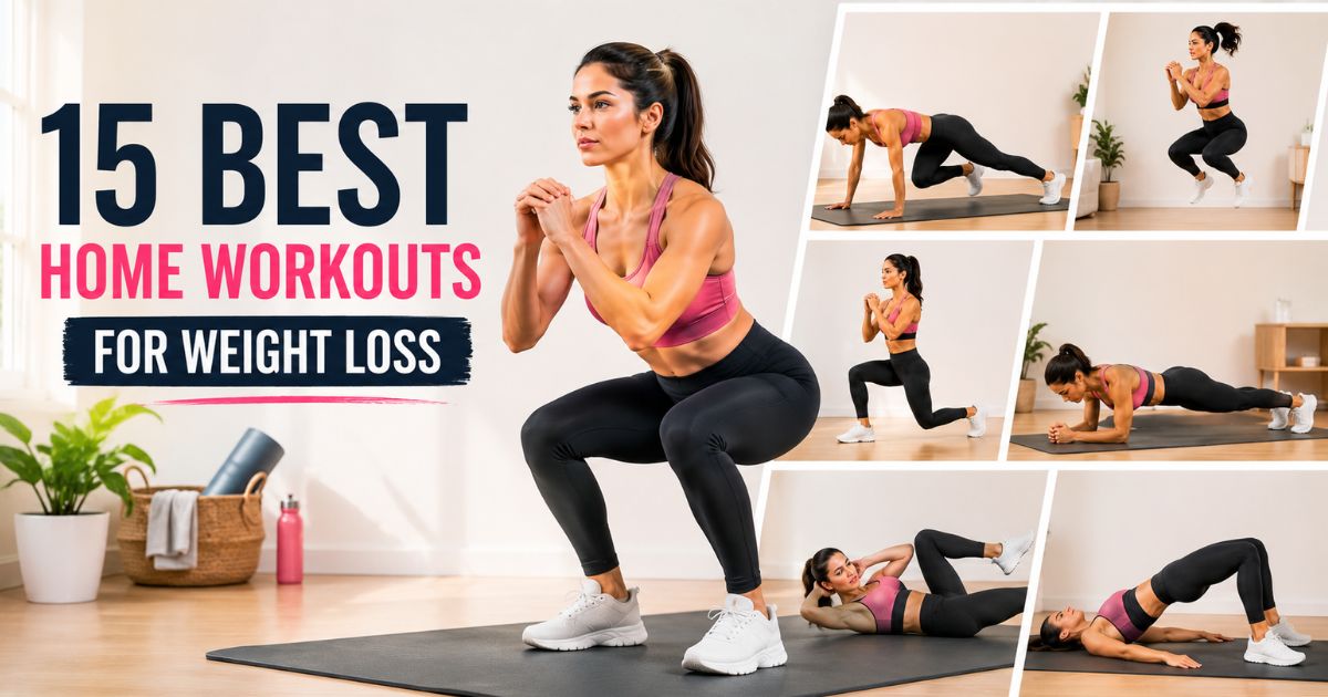 15 Best Home Workouts for Weight Loss