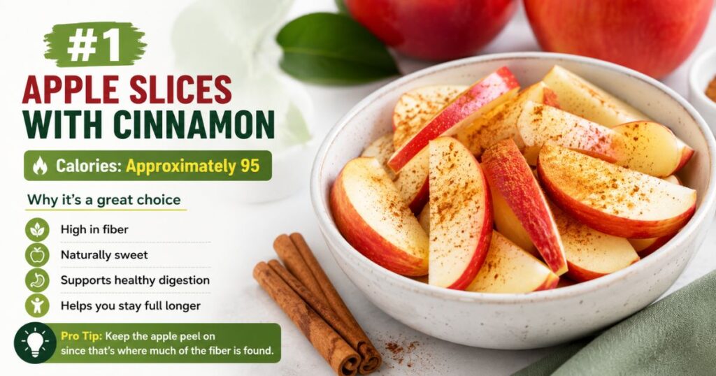 Apple Slices with Cinnamon