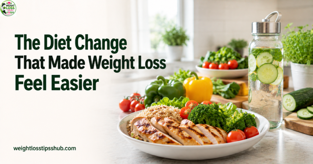 The Diet Change That Made Weight Loss Feel Easier